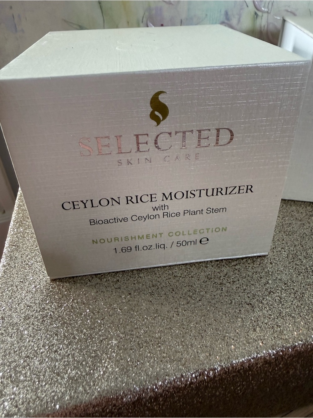 NIB 1.69oz Selected Skincare Ceylon Rice Moisturizer